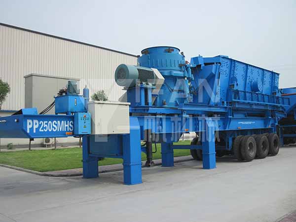 mobile crusher station